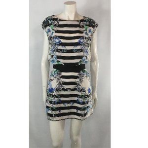 Dex Stripes & Floral Tunic Dress (like new)